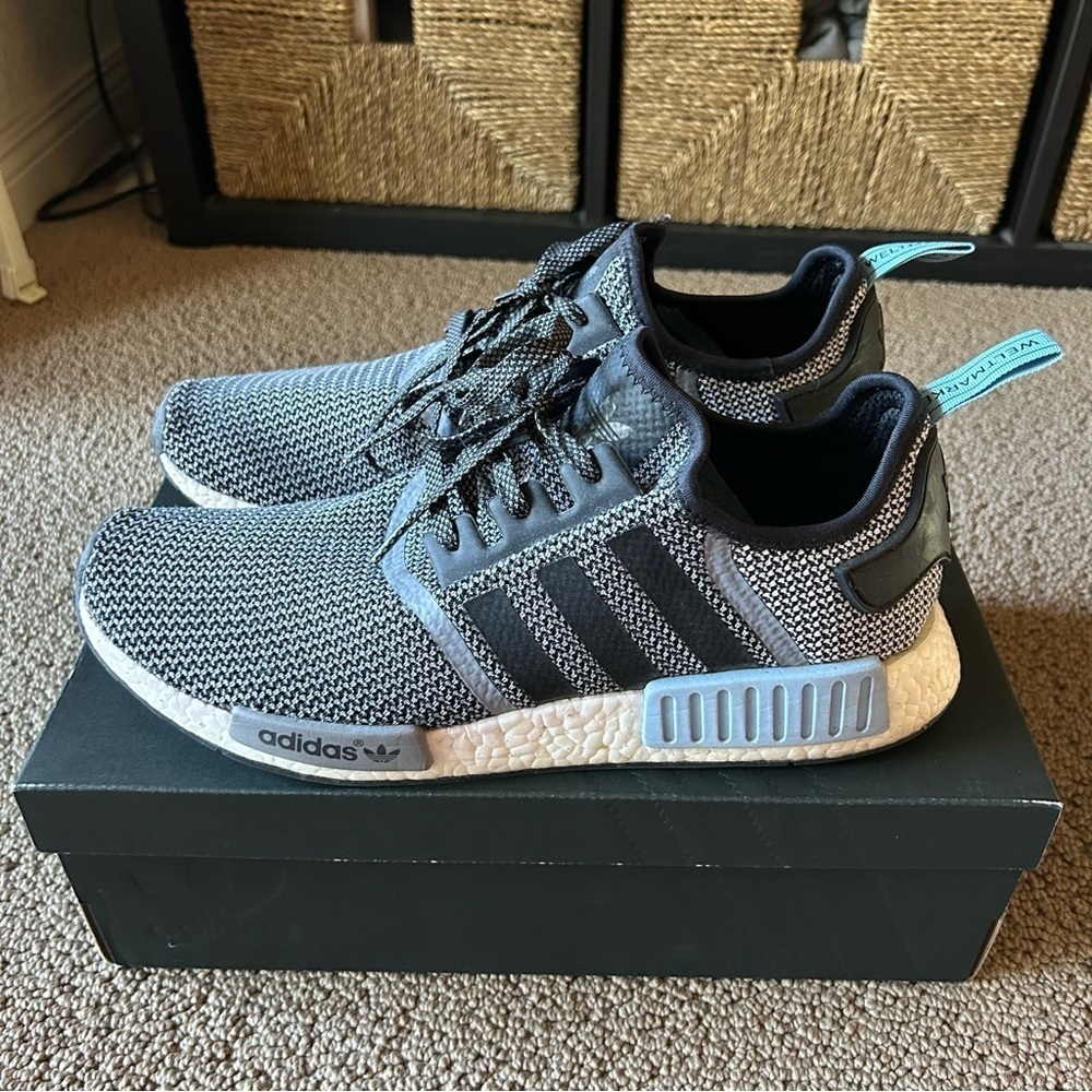Adidas NMD R1 Clear Blue OG Release 2016 Size 13 S79159 Boost Primeknit